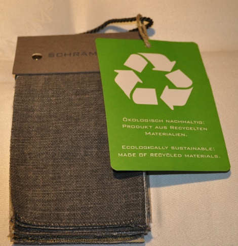 Schramm boxspring stof Pure Beds recycling materiaal,ecologisch afbreekbaar,duurzaam